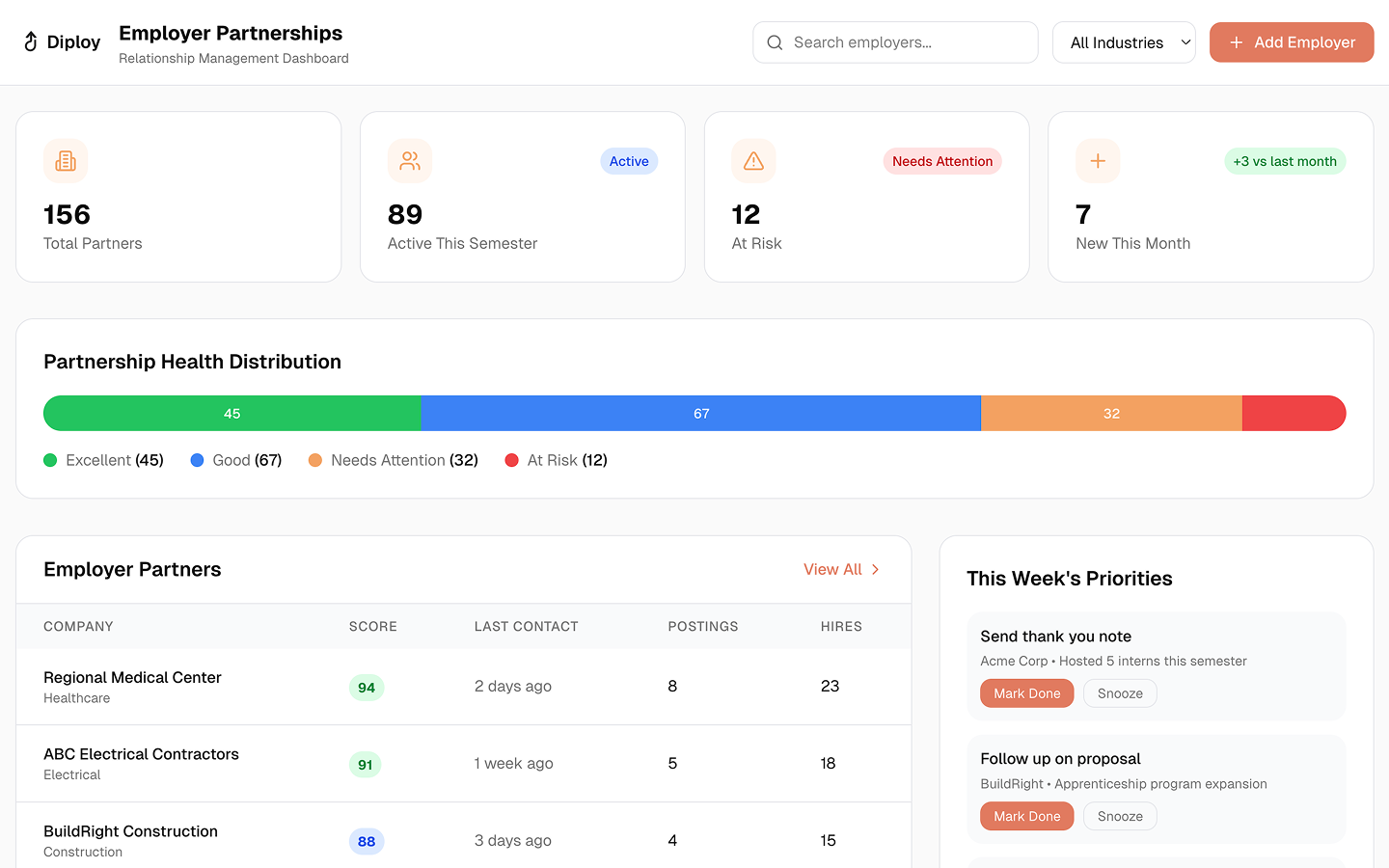 Career Centers screenshot